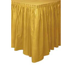 Table Skirt Gold