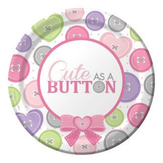 Cute as a Button Girl