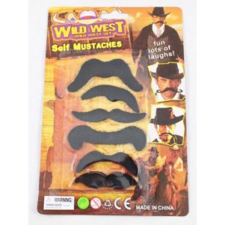 Wild West Moustache Set