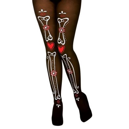 Day Of The Dead Tights Ladies