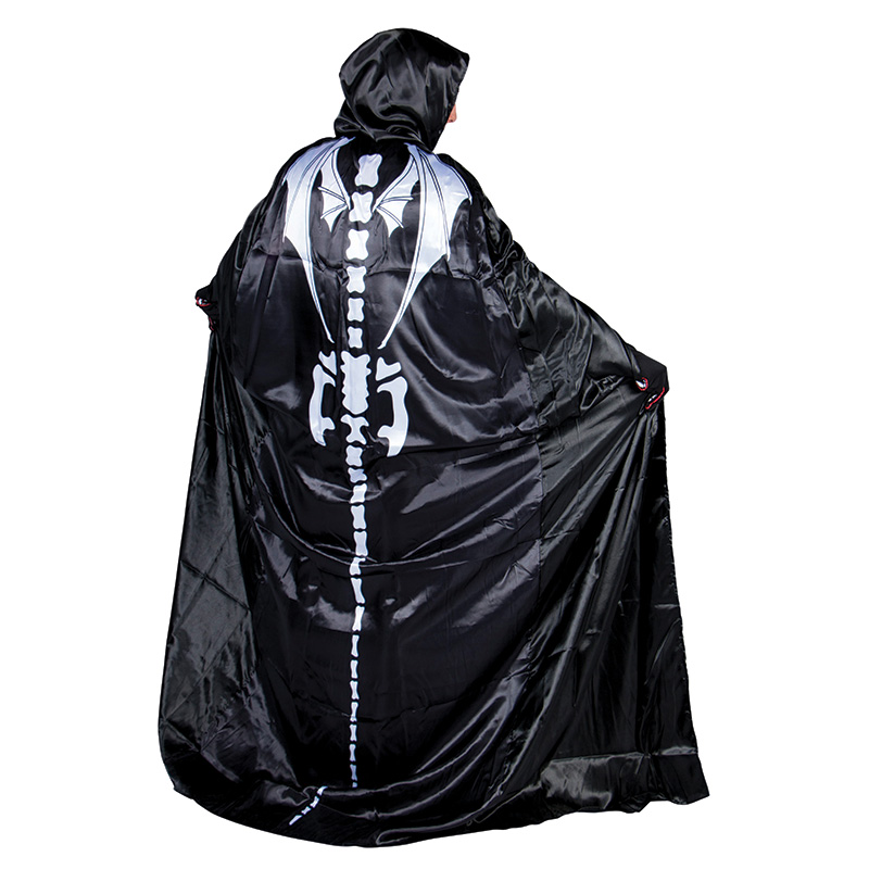 Costume Skeleton Cape Adults | Online Party Shop | Flim Flams Party Store
