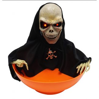Trick Or Treat Skull Candy Bowl