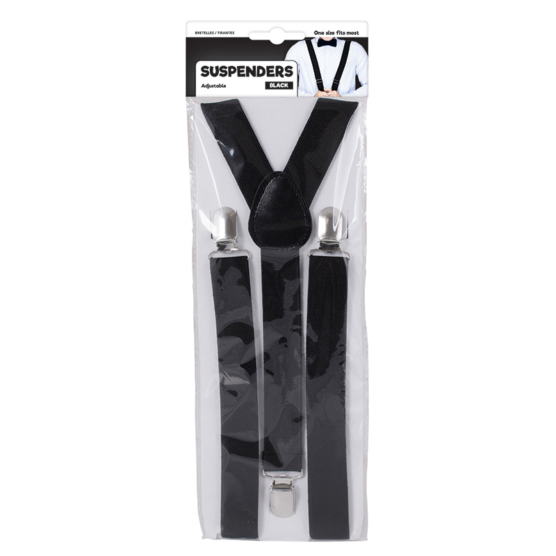Suspenders Black | Online Party Shop | Flim Flams Party Store