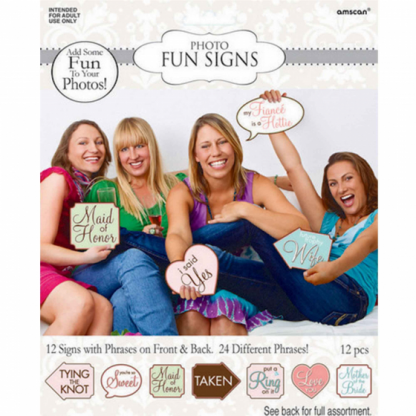 Bridal Shower Photo Signs