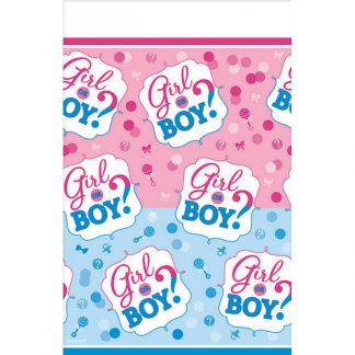 Girl or Boy? Tablecover Plastic
