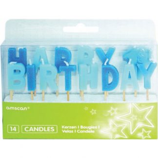 1st Birthday Boy Candle