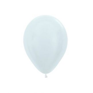 Pearl White Balloons - Pk 25