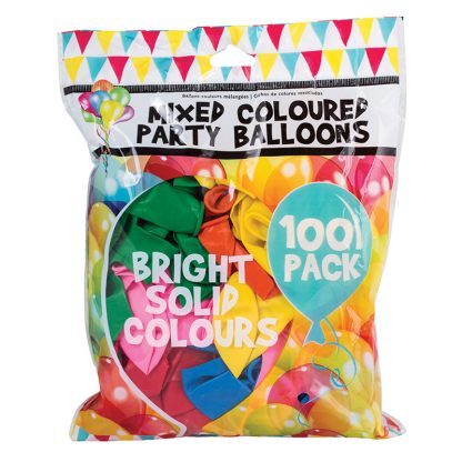 Balloons Mixed Col. 100pk
