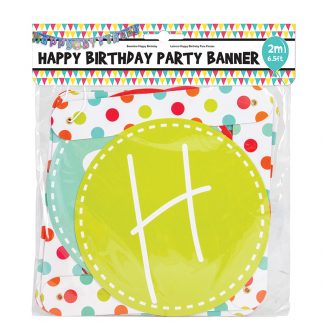 Party Banner Paper 20cmx2m