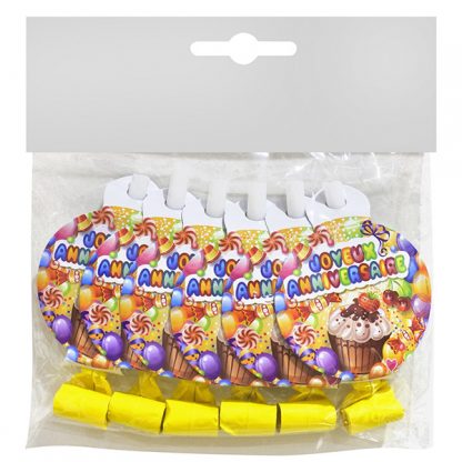 PARTY BLOWERS NYE 6pc
