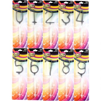 Sparklers Numeral 0-9 10