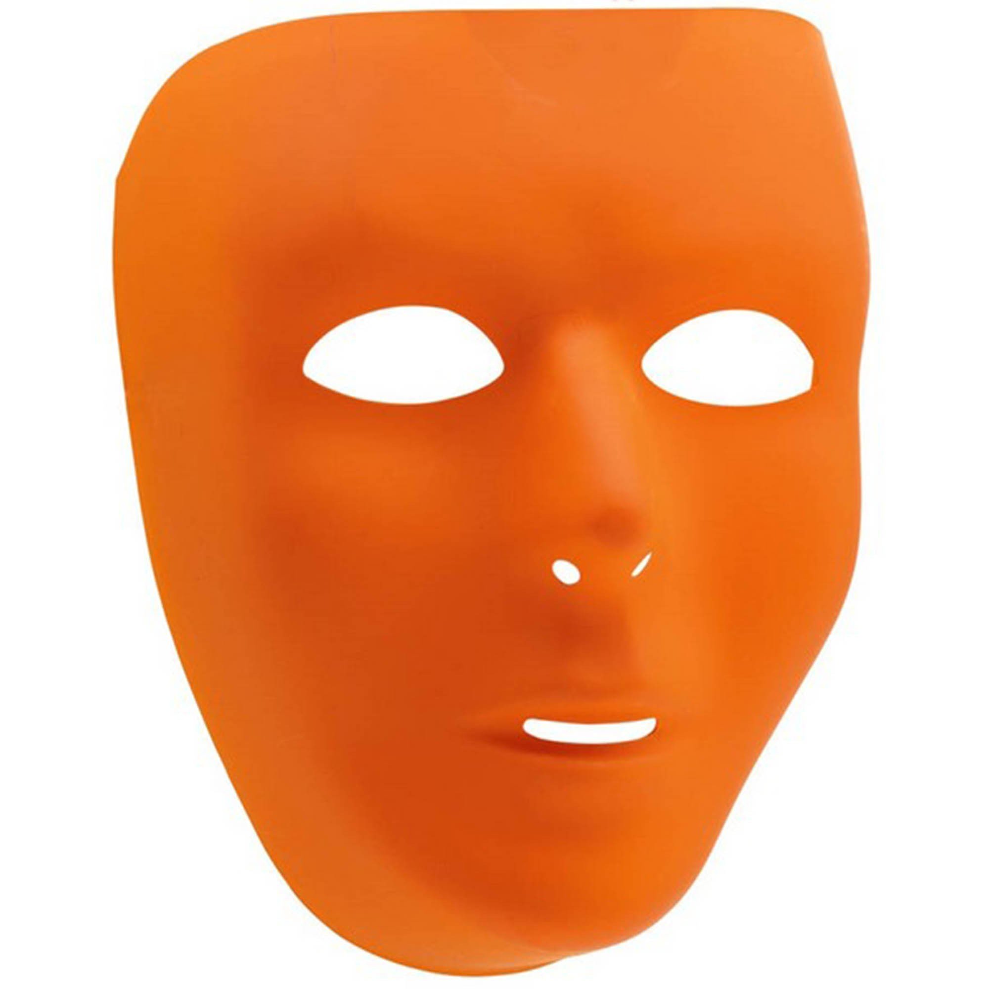 Full Face Mask Orange Online Party Shop Flim Flams Party Store 