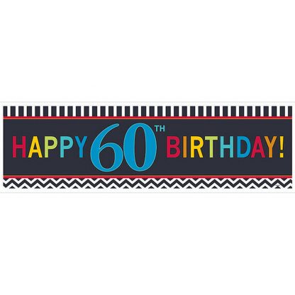 60th BirthdayGiant Banner