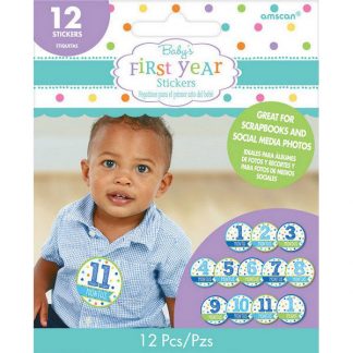 Baby Shower Month by Month Boy
