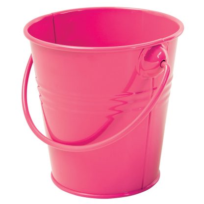 Party Painted Tin Bucket 11x11cm
