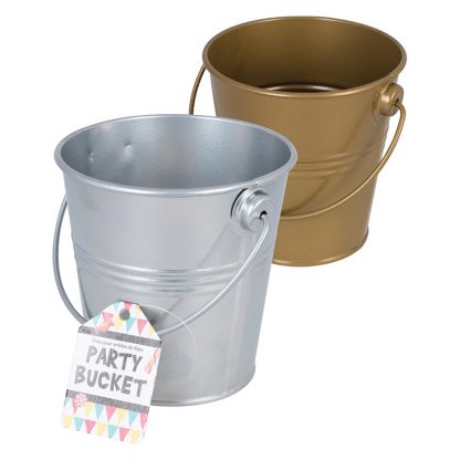 Party Bucket Gold & Silver
