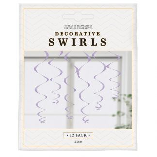 Decorative Swirls Purple 12pk