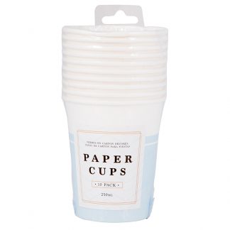 Party Cups 250ml Blue 10pk