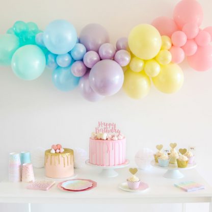 Balloon Garland DIY- Pastel