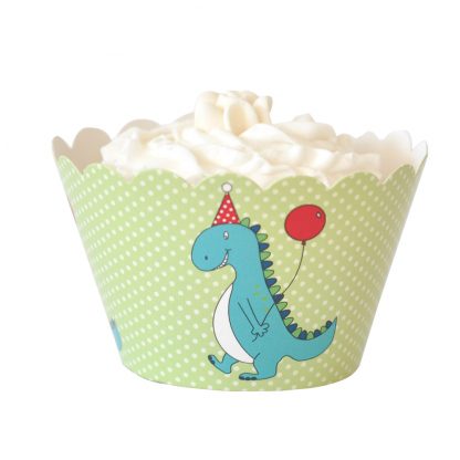 Dinosaur Cupcake Wrapper