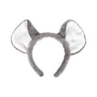 Koala Ears on Headband Grey