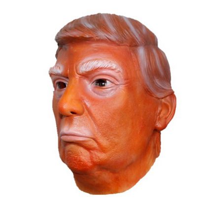 Latex Mask - Trump - Orange