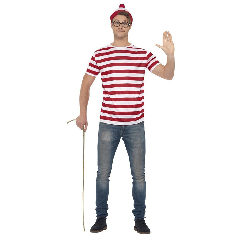 Where's Wally Kit - M | Online Party Shop | Flim Flams Party Store