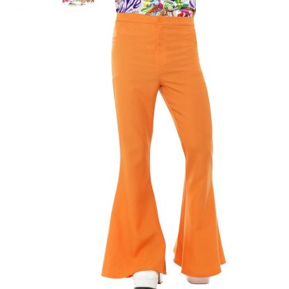 Flared Trousers - Orange