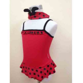 Ladybird Swimming Costume with Headband