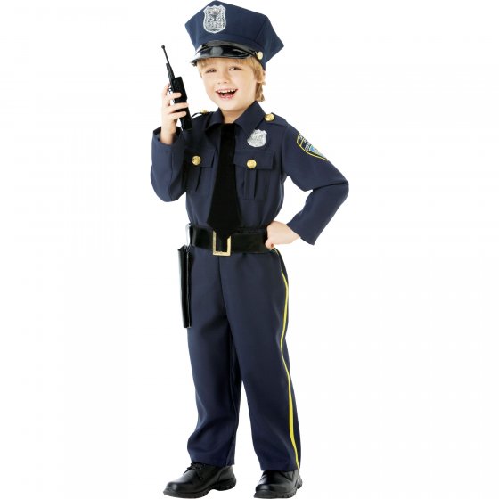 POLICE OFFICER BOYS COSTUME | Online Party Shop | Flim Flams Party Store
