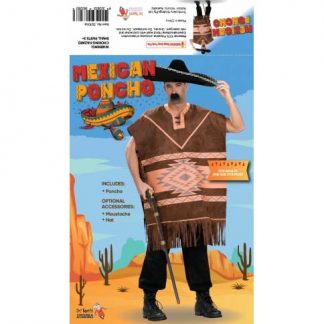 MEXICAN PONCHO BROWN