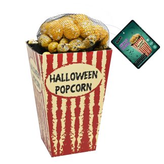 Animated Skull Popcorn in a Box 20cm