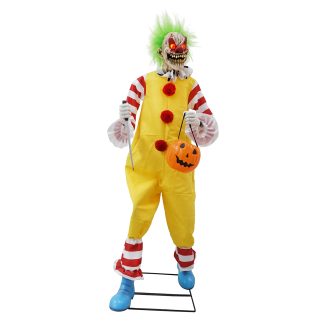 Animated Creepy Clown Killer 1.8m