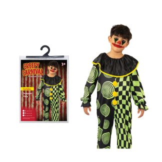 Crazy Clown Boys Costume