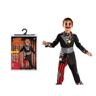 Colourful Clown Boys Costume