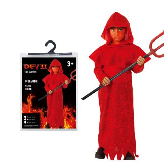 Red Devil Boy Costume