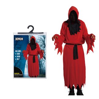 Red Ghost Mens Costume Std