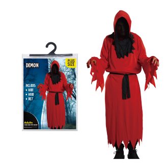 Red Ghost Mens Costume XL